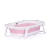 Bath tub with bath stand and changing mat "Sonata" pink