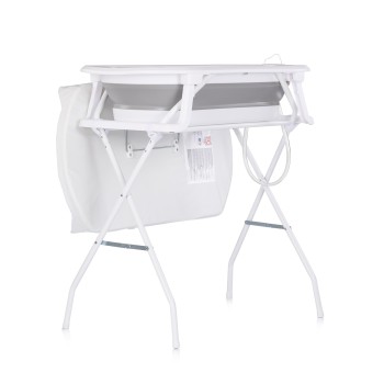 Bath tub with bath stand and changing mat "Sonata" grey