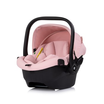 Car seat w/adaptors 40-87 cm "PEARL" powder pink