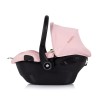 Car seat w/adaptors 40-87 cm "PEARL" powder pink