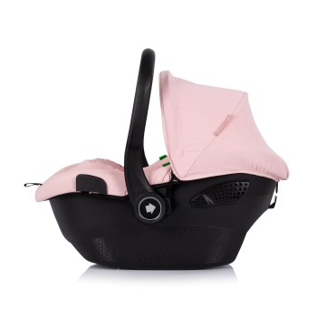 Car seat w/adaptors 40-87 cm "PEARL" powder pink