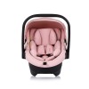 Car seat w/adaptors 40-87 cm "PEARL" powder pink