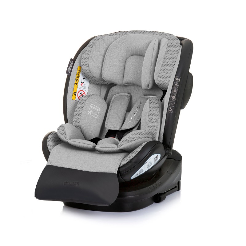 Car seat I-SIZE 40-150 cm ISOFIX 360 "HYPNOTIC PLUS"platinum