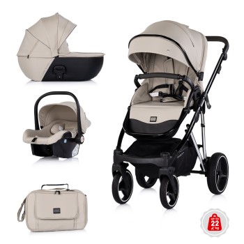 Baby stroller 3 in 1 "Imperium" cashmere