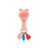 Musical stick with light and rattles Piggy