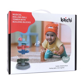Kid's tower slide with balls /with music and light/