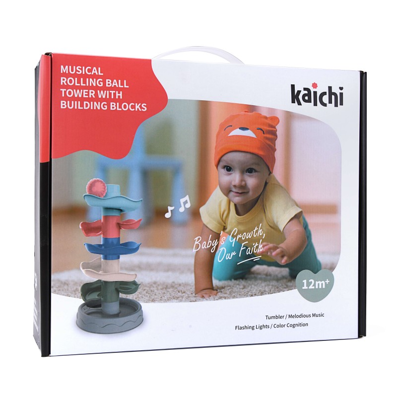 Kids tower slide with balls /with music and light/