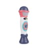 Recording microphone with music and light blue