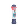 Recording microphone with music and light blue