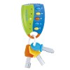 Kids toy remote control and keys blue