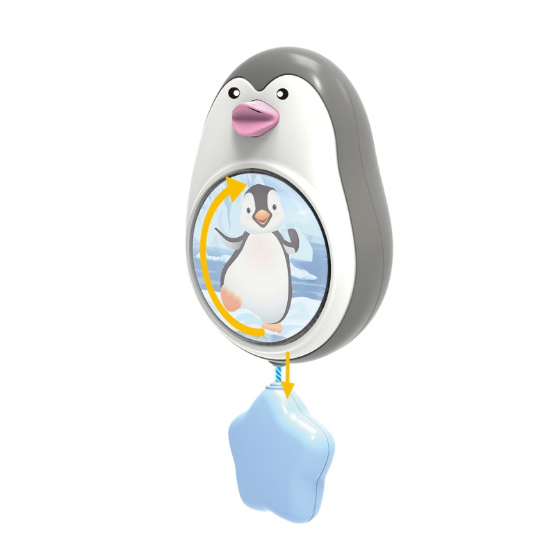 Baby Music Box Pinguin blue