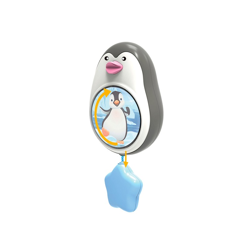 Baby Music Box Pinguin blue
