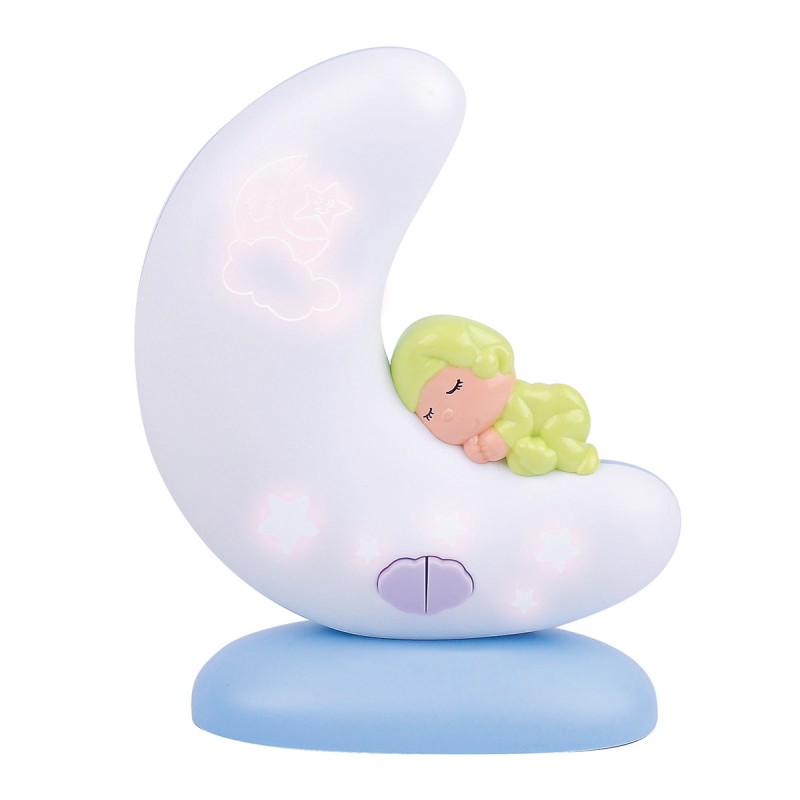 Multifunctional night lamp Moon blue