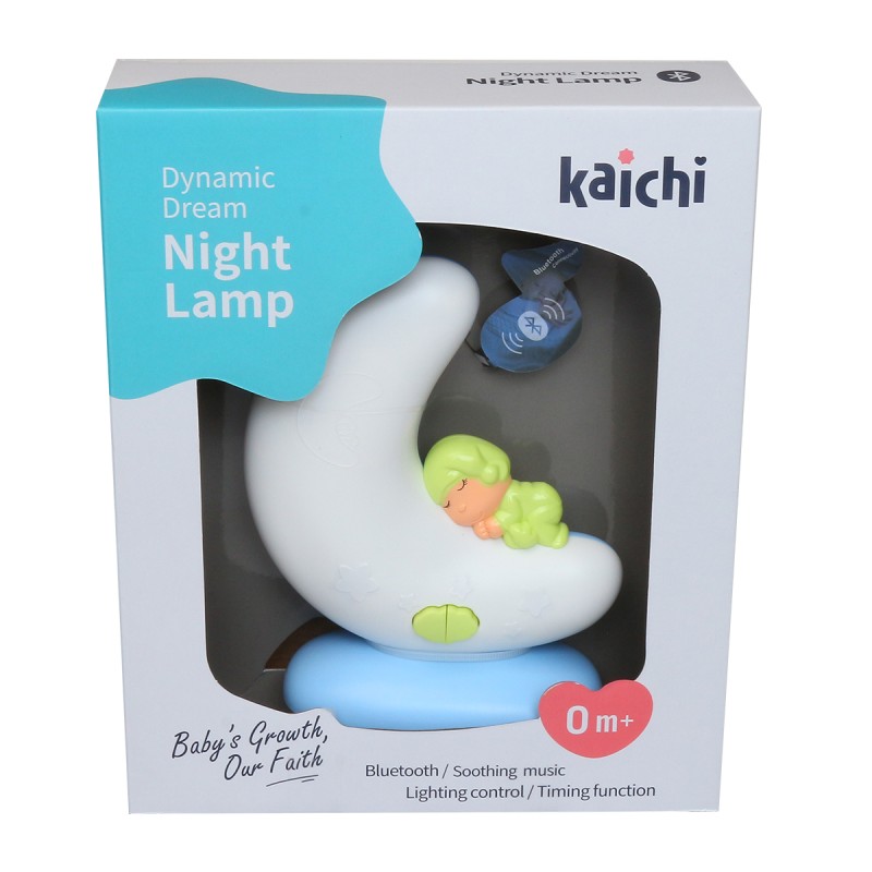 Multifunctional night lamp Moon blue
