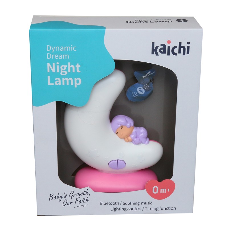 Multifunctional night lamp Moon pink