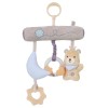 Baby toy for stroller and bed Bear and Moon