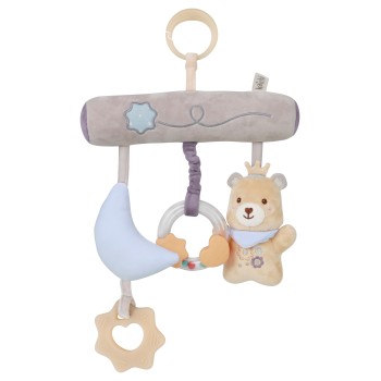 Baby toy for stroller and bed Bear and Moon