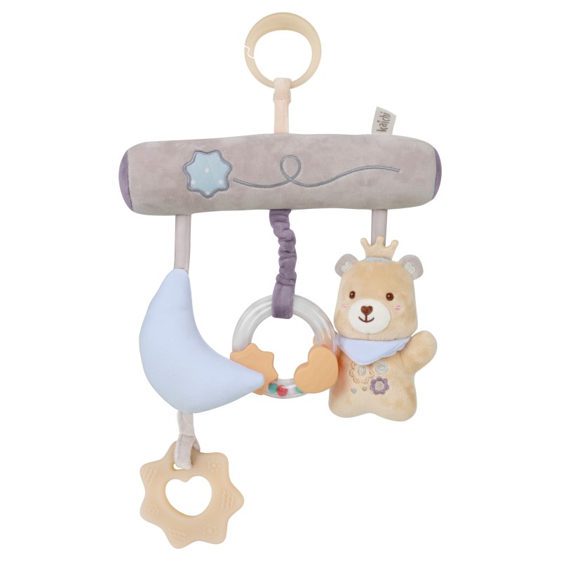 Baby toy for stroller and bed Bear and Moon