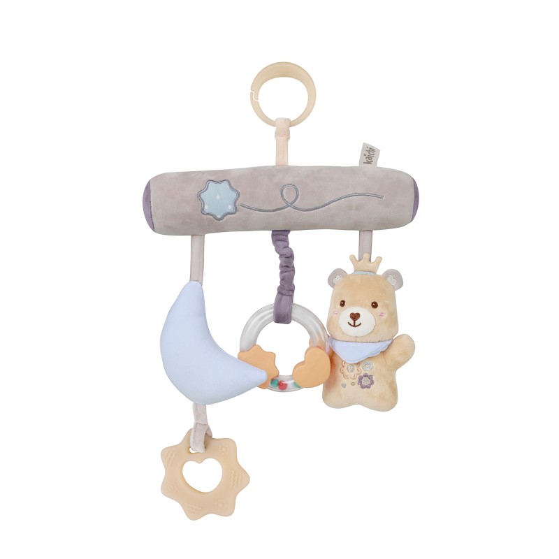 Baby toy for stroller and bed Bear and Moon