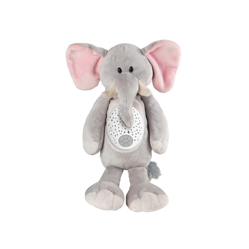 Plush toy with projector and music Elephant