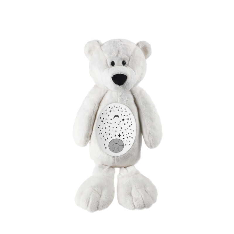 Plush toy with projector and music Bear