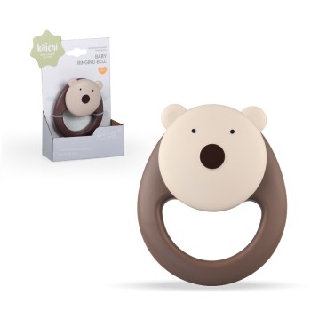 Baby rattle and teether Bear