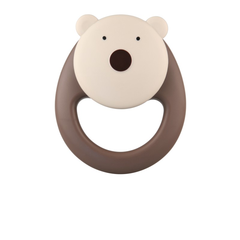 Baby rattle and teether Bear