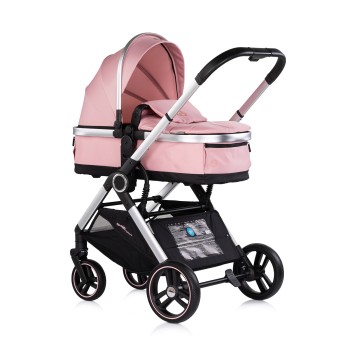 Baby stroller 3 in 1 "Euphoria" powder pink