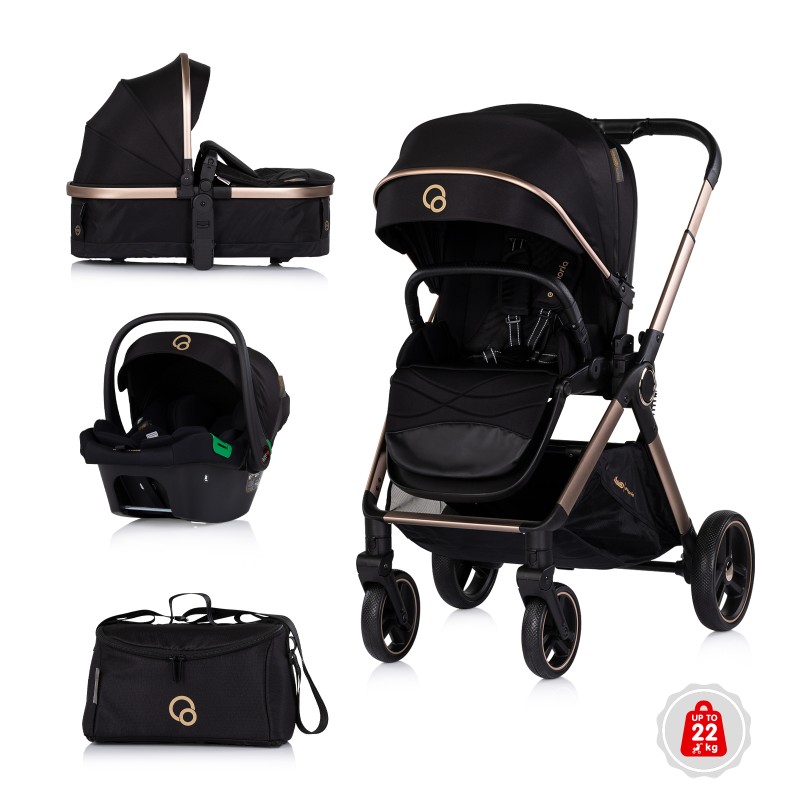 Baby stroller 3 in 1 Euphoria noir