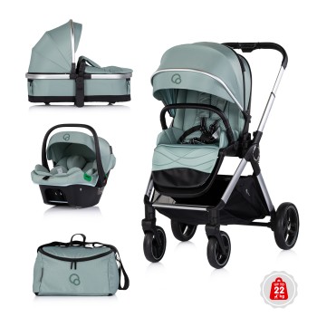 Baby stroller 3 in 1 "Euphoria" matcha