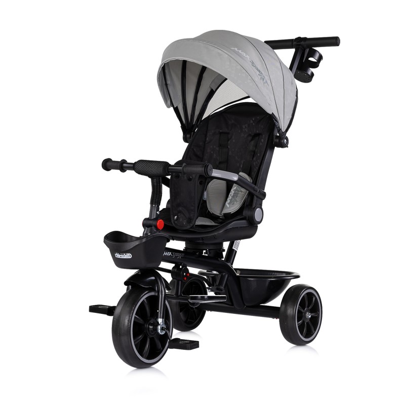 Tricycle with canopy Max Sport charcoal