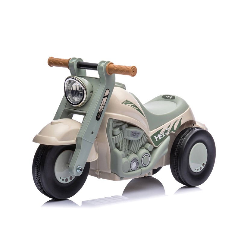 Ride on car with music BubbleRider  beige/mint