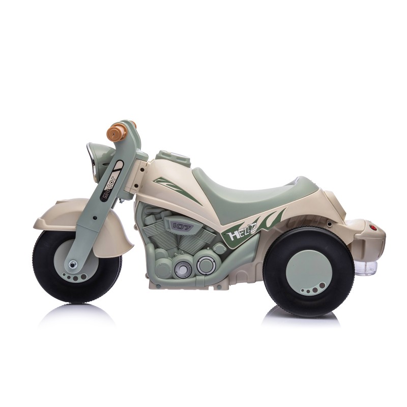 Ride on car with music BubbleRider  beige/mint