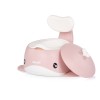 Baby potty with lid and backrest Baby Whale pink