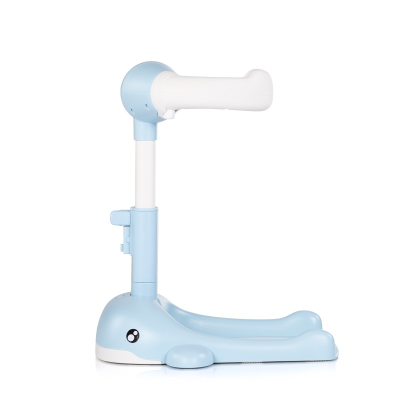 Shower bath support stand Baby Whale blue