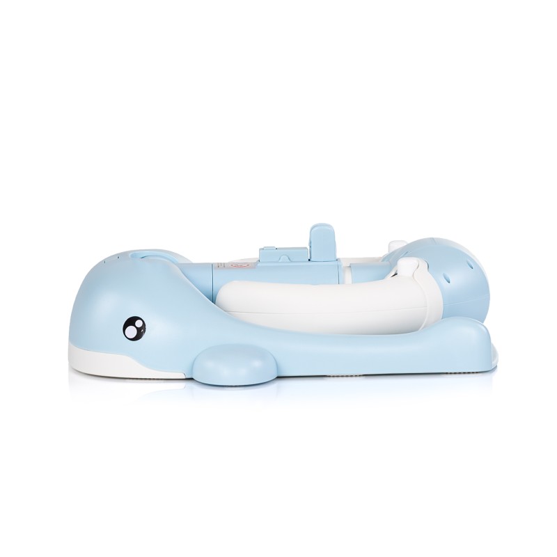 Shower bath support stand Baby Whale blue
