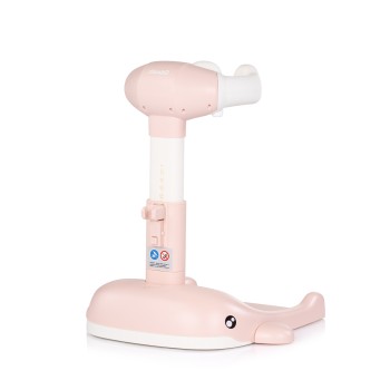 Shower bath support stand "Baby Whale" pink