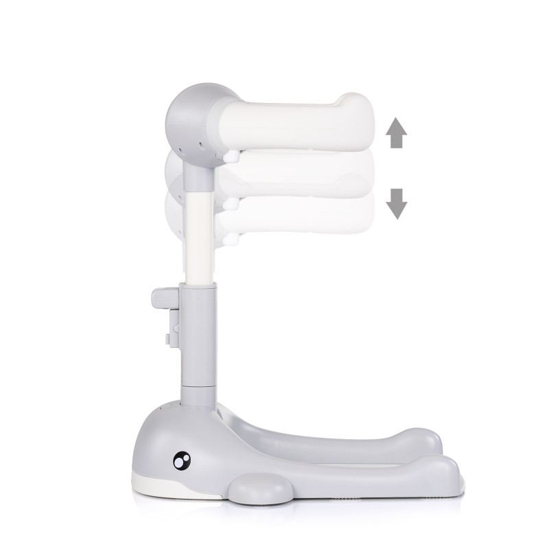 Shower bath support stand Baby Whale grey