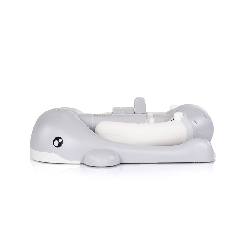 Shower bath support stand Baby Whale grey