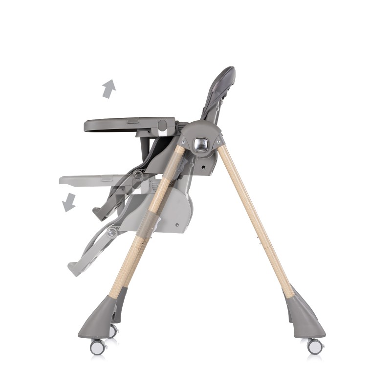 High chair CANDY SHOP charcoal