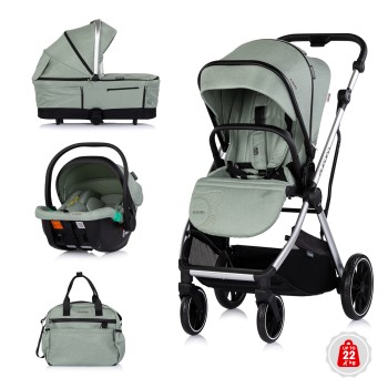 Baby stroller 3 in 1 "Aurora" matcha
