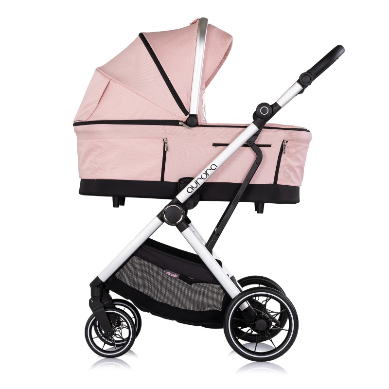 Baby stroller 3 in 1 Aurora powder pink