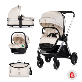 Baby stroller 3 in 1 "Euphoria" cashmere