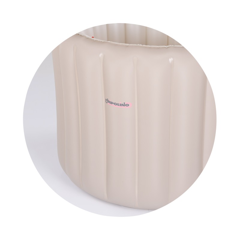 Bath tub inflatable, with pump Bubble Nest - latte