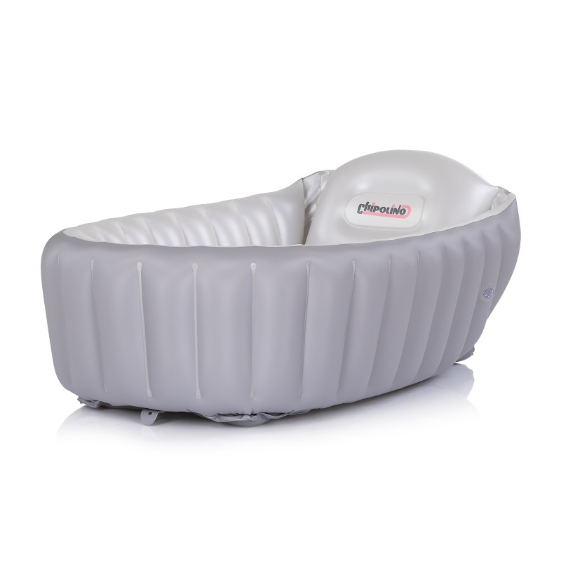 Bath tub inflatable, with pump Baby Cloud - grey