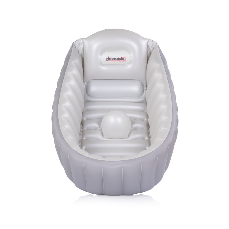 Bath tub inflatable, with pump Baby Cloud - grey