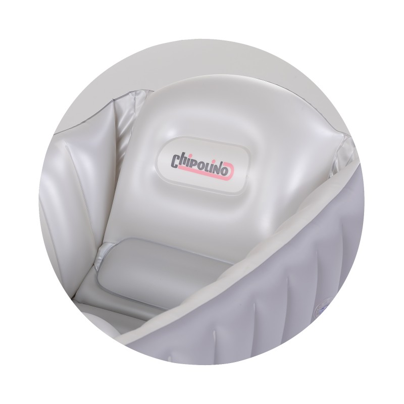 Bath tub inflatable, with pump Baby Cloud - grey