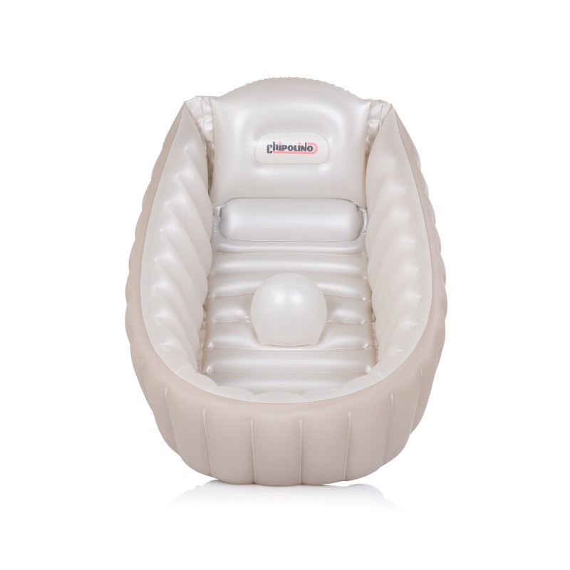 Bath tub inflatable, with pump Baby Cloud - latte