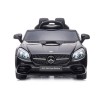 Battery operated car Mercedes Benz SLC300 LUX  black,EVA wheels, leather seat