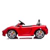 Battery operated car Porsche Carrera GT LUX red,EVA wheels, leather seat